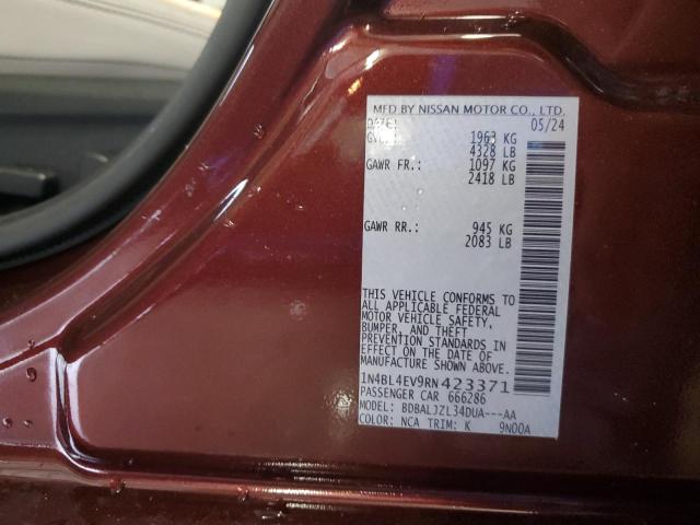 2024 NISSAN ALTIMA SL #3293512436