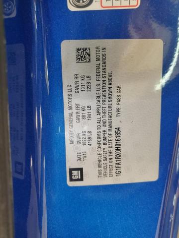 2017 CHEVROLET CAMARO LS - 1G1FA1RX0H0161854