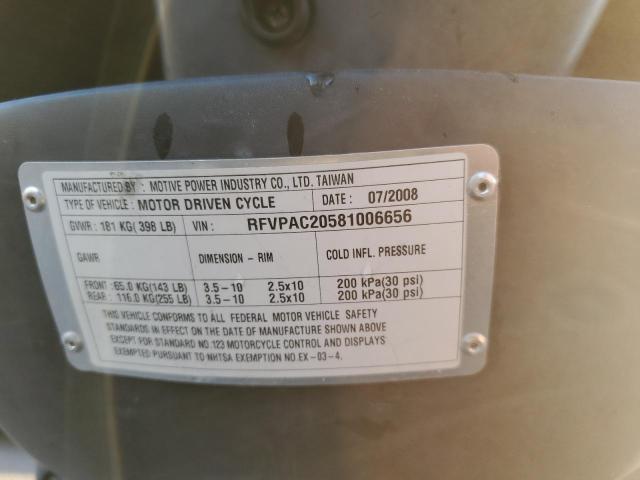 2008 GENUINE SCOOTER CO. BUDDY 125 - RFVPAC20581006656