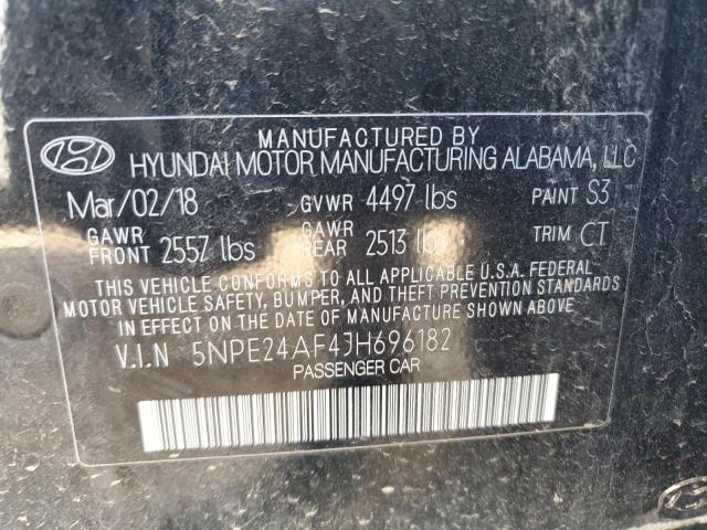 2018 HYUNDAI SONATA SE 5NPE24AF4JH696182