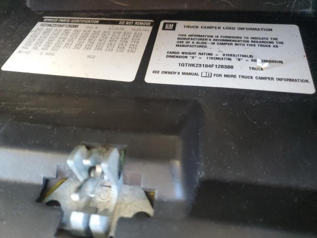 2004 GMC SIERRA K2500 HEAVY DUTY #3304644954