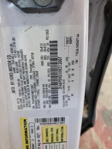 2017 FORD FUSION SE - 3FA6P0HD5HR213007