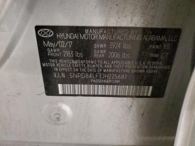 2018 HYUNDAI ELANTRA SEL #3280462136
