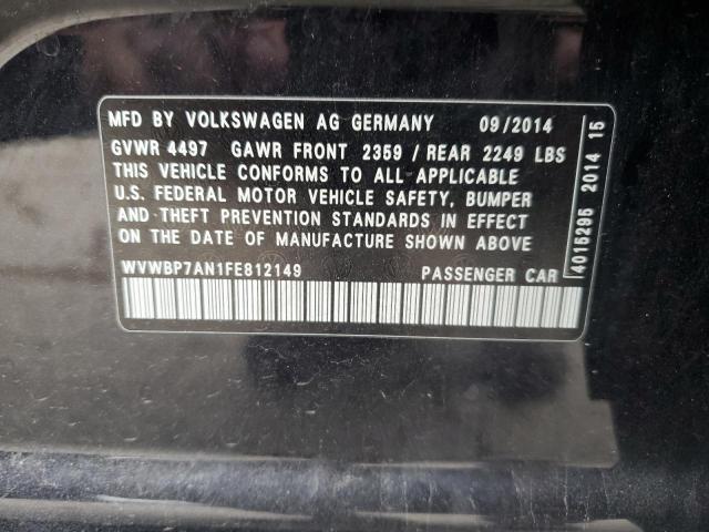 2015 VOLKSWAGEN CC SPORT - WVWBP7AN1FE812149