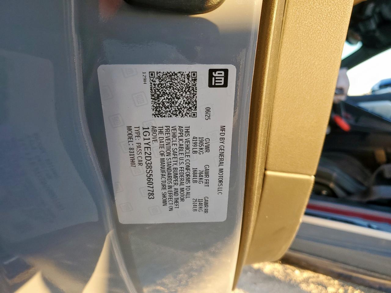 CHEVROLET CORVETTE Z06 2LZ