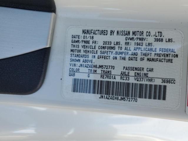 2018 NISSAN 370Z BASE #3292369325