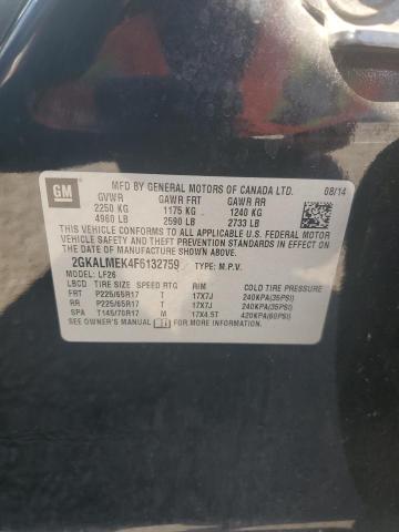 2015 GMC TERRAIN SL 2GKALMEK4F6132759