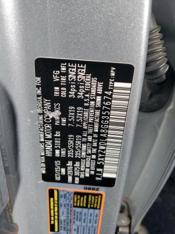 2016 HYUNDAI SANTA FE S - 5XYZWDLA8GG357674