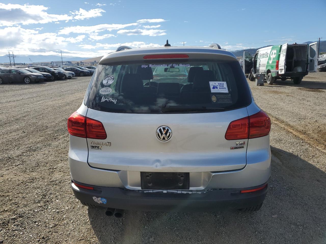 Lot #3317767067 2017 VOLKSWAGEN TIGUAN S