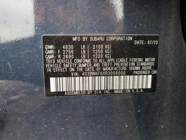 2024 SUBARU LEGACY PRE #3296449650