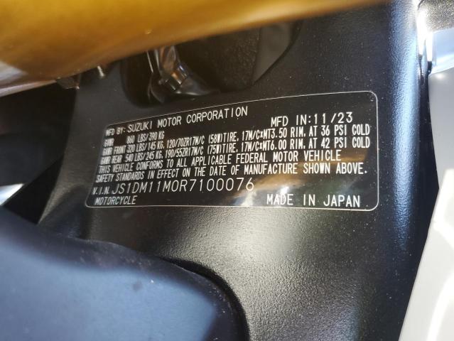 2024 SUZUKI GSX-R1000 - JS1DM11M0R7100076