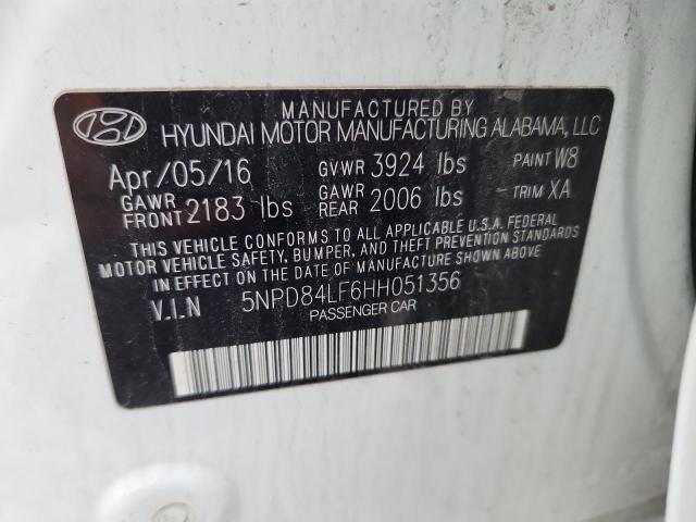 2017 HYUNDAI ELANTRA SE - 5NPD84LF6HH051356