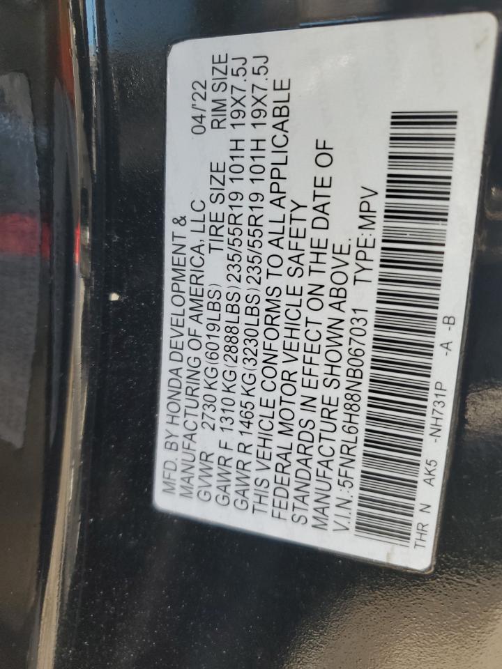 HONDA ODYSSEY TOURING