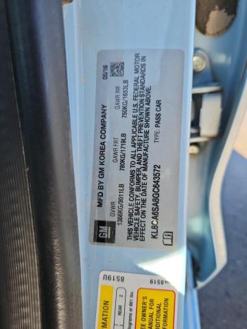 2016 CHEVROLET SPARK LS - KL8CA6SA8GC643572