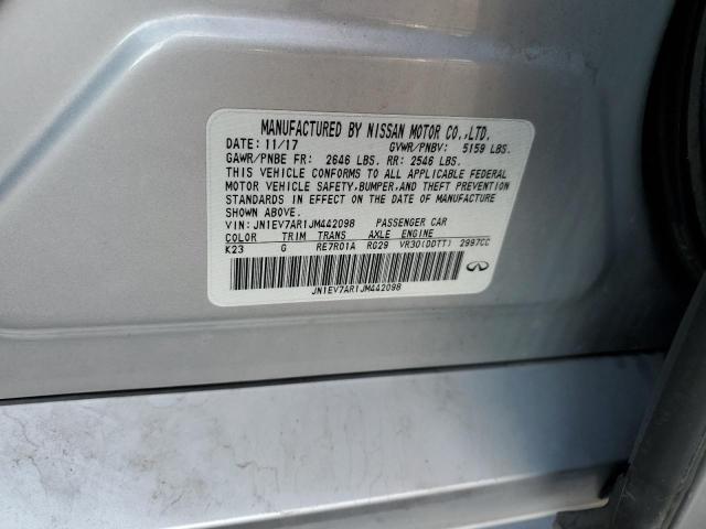 2018 INFINITI Q50 LUXE - JN1EV7AR1JM442098