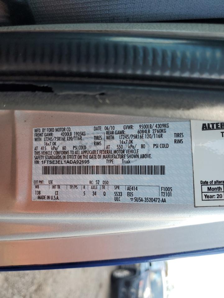 FORD ECONOLINE E350 SUPER DUTY VAN