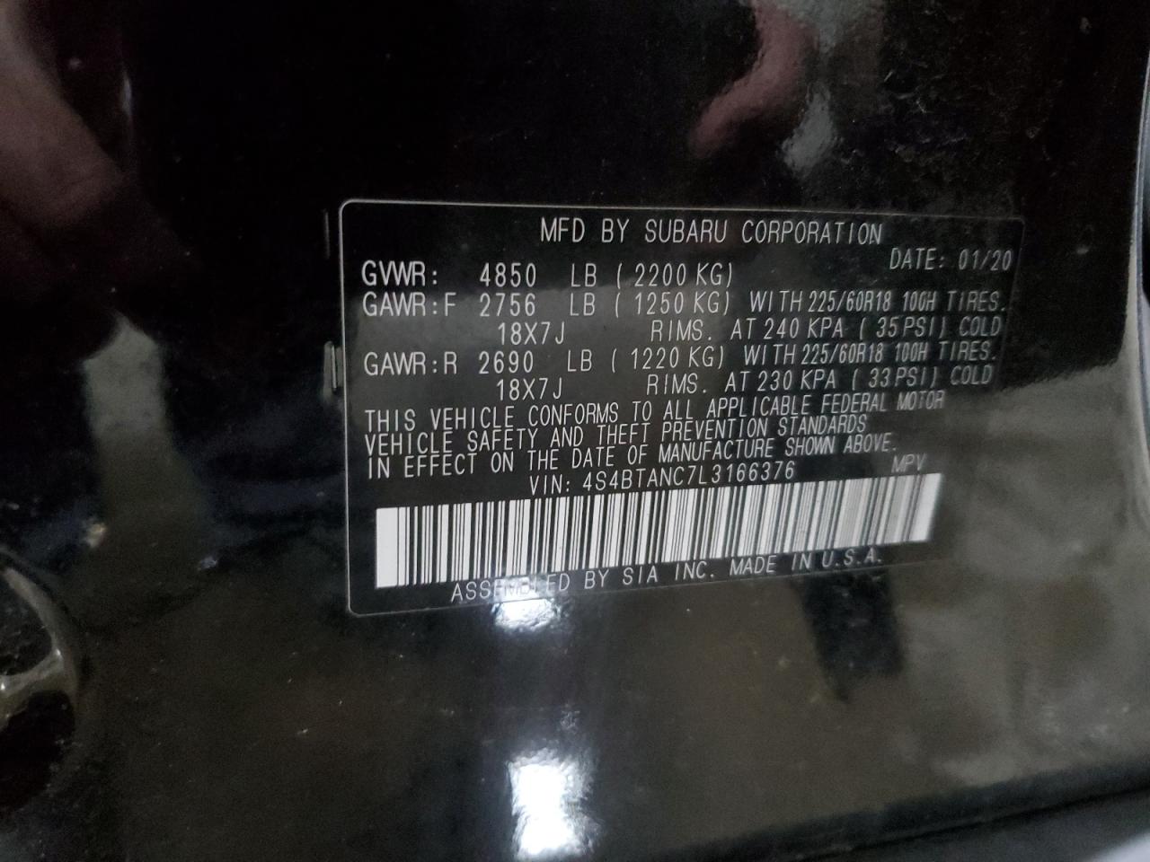 SUBARU OUTBACK LIMITED