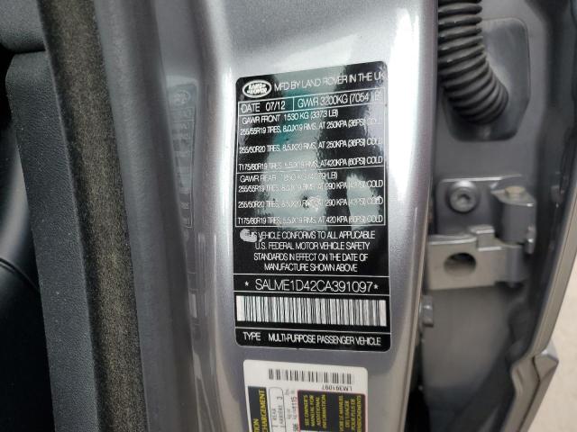 2012 LAND ROVER RANGE ROVE #3287444999