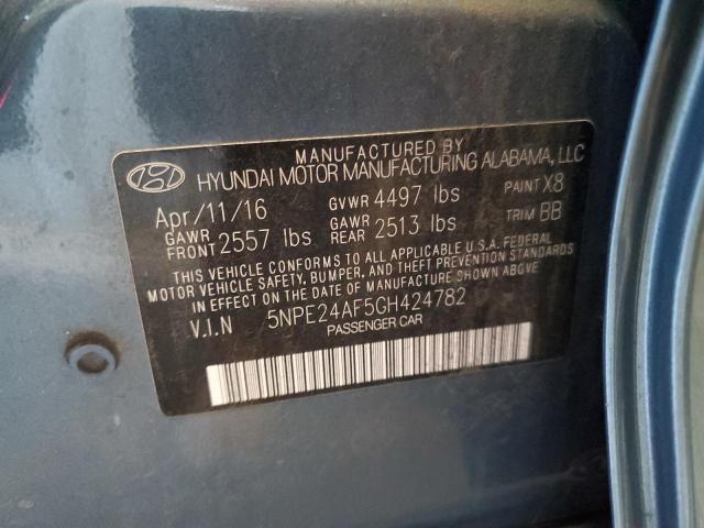 2016 HYUNDAI SONATA SE - 5NPE24AF5GH424782