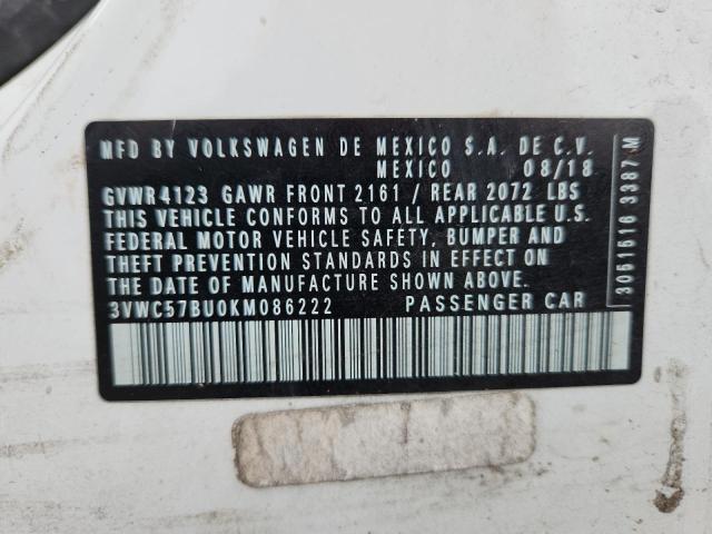 2019 VOLKSWAGEN JETTA S #3278595953