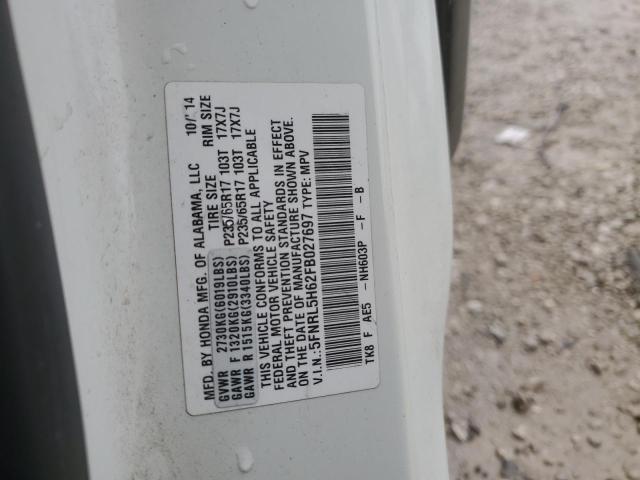 2015 HONDA ODYSSEY EX #3284239272
