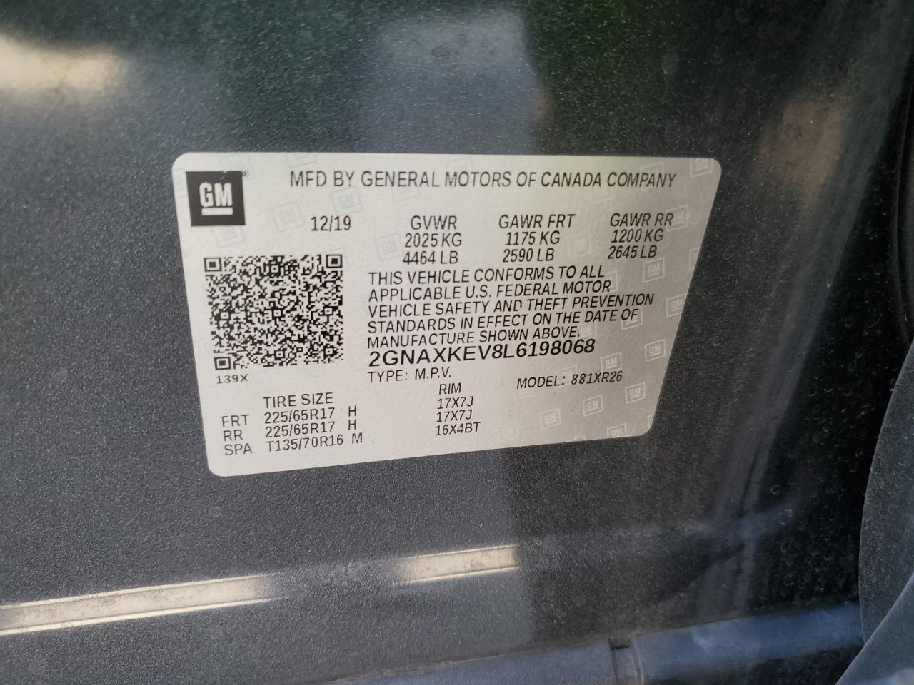 CHEVROLET EQUINOX LT