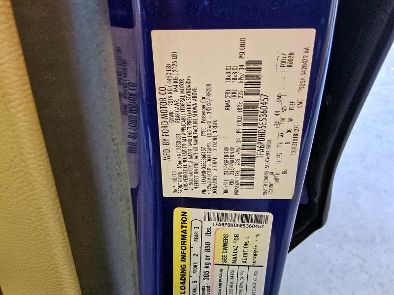 2014 FORD FUSION SE - 1FA6P0HD5E5360457