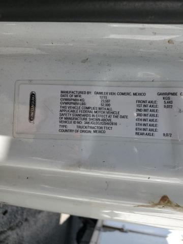 2016 FREIGHTLINER CASCADIA 1 #3278616934