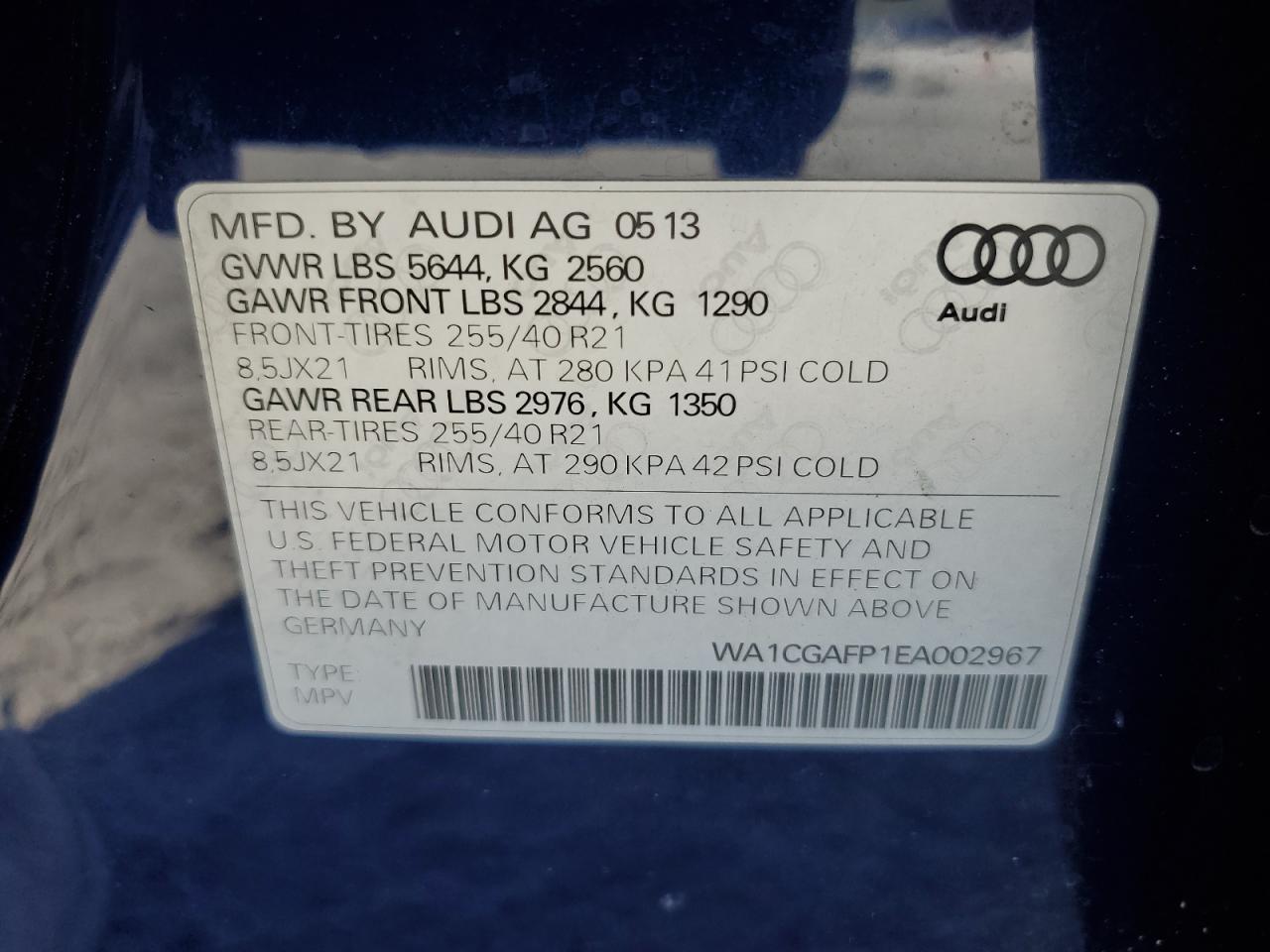 AUDI SQ5 PREMIUM PLUS