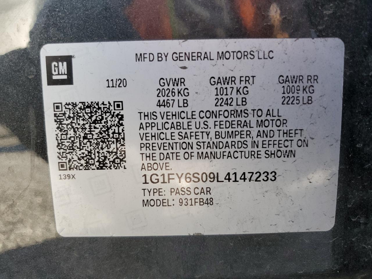 CHEVROLET BOLT EV LT