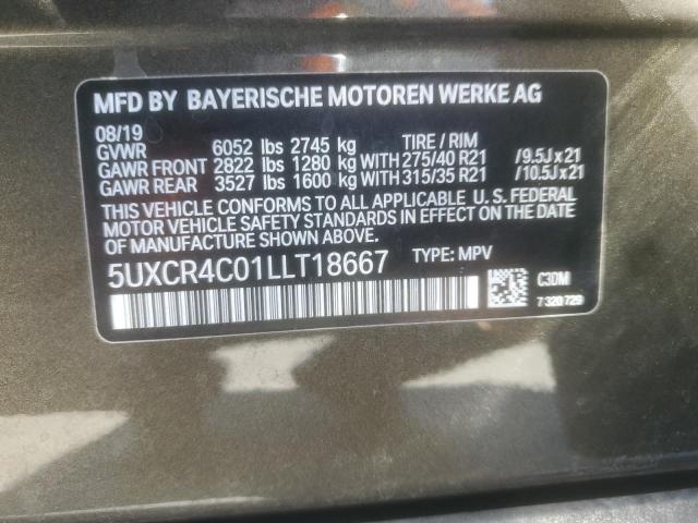 2020 BMW X5 SDRIVE 5UXCR4C01LLT18667