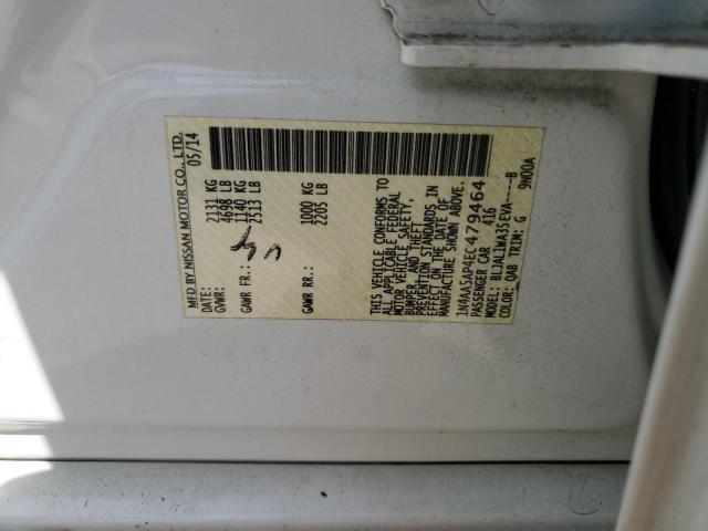 2014 NISSAN MAXIMA S - 1N4AA5AP4EC479464