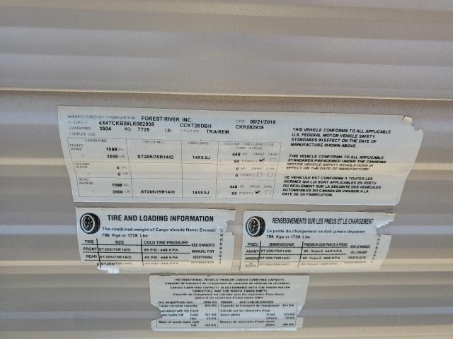 2020 CHEROKEE CCKT26DBH #3284658345