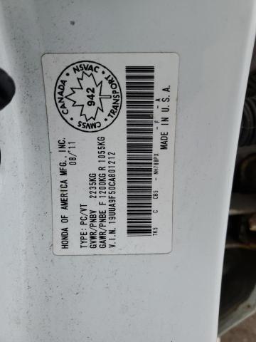 2012 ACURA TL - 19UUA9F50CA801212