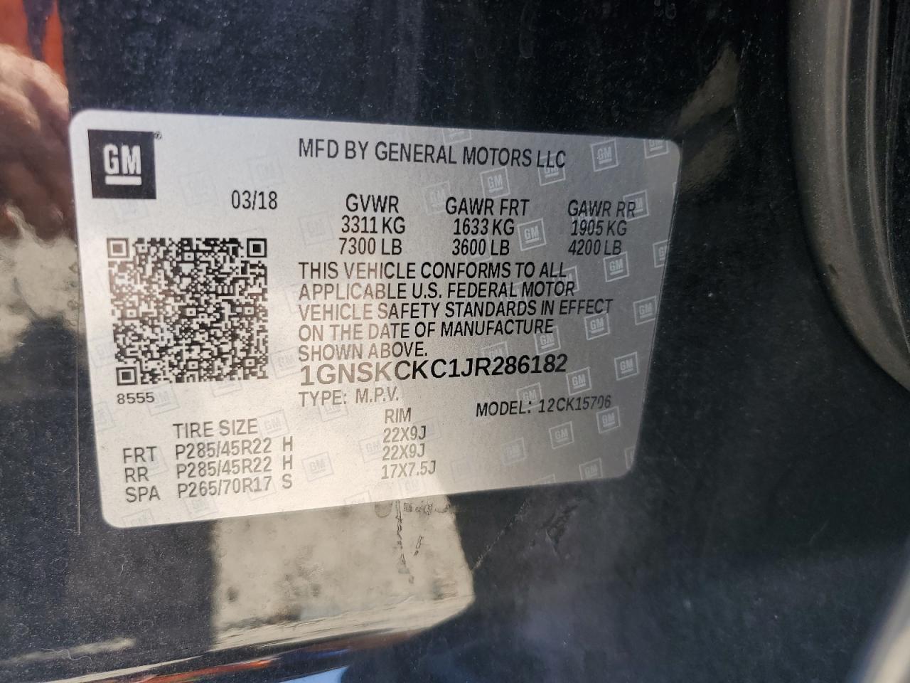 CHEVROLET TAHOE K1500 PREMIER