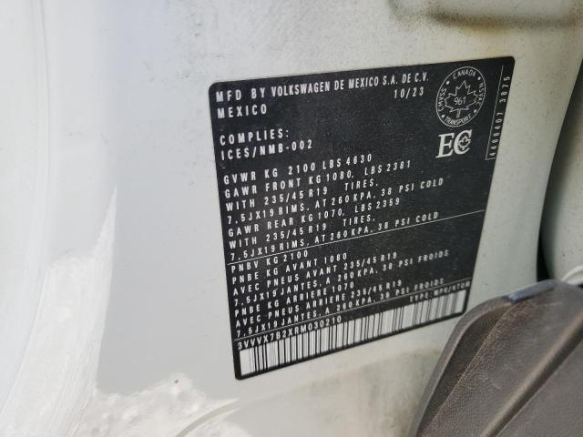 2024 VOLKSWAGEN TAOS SE 3VVVX7B2XRM030210