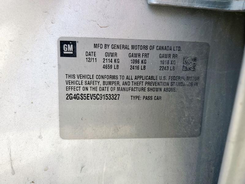 2012 BUIC REGAL PREMIUM #3275470708