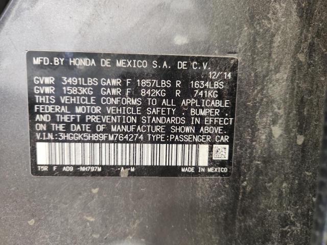 2015 HONDA FIT EX - 3HGGK5H89FM764274