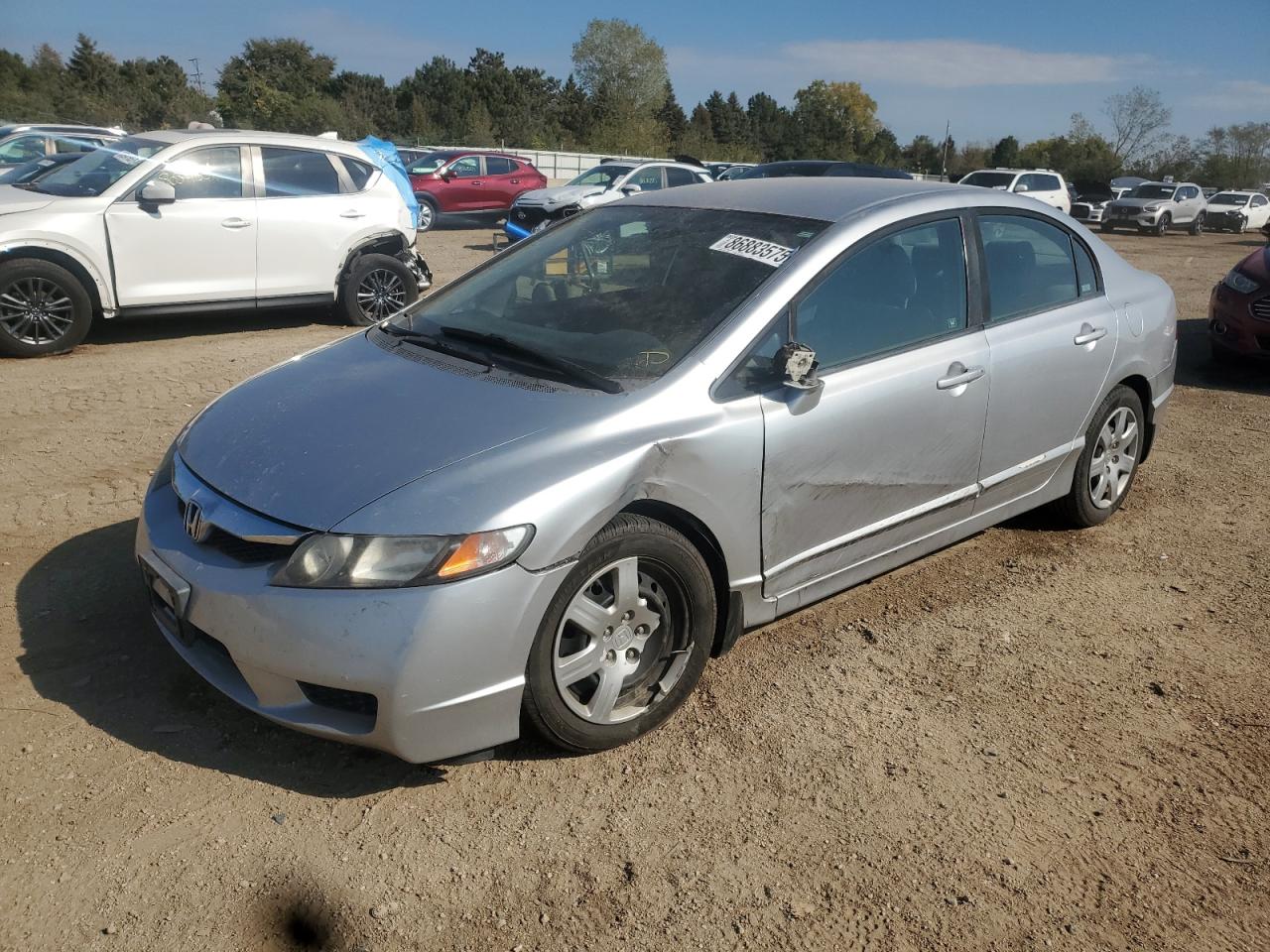 Lot #3292309264 2009 HONDA CIVIC LX