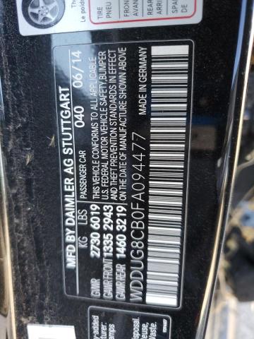 2015 MERCEDES-BENZ S 550 WDDUG8CB0FA094477