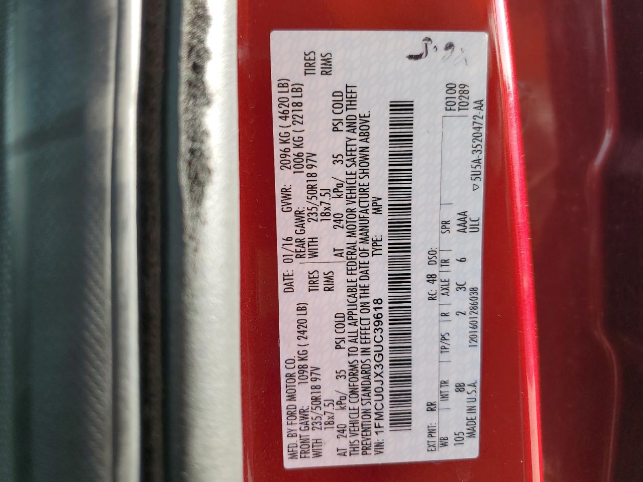 FORD ESCAPE TITANIUM