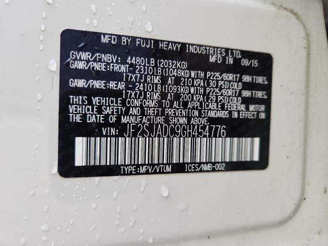 2016 SUBARU FORESTER 2 #3294547643