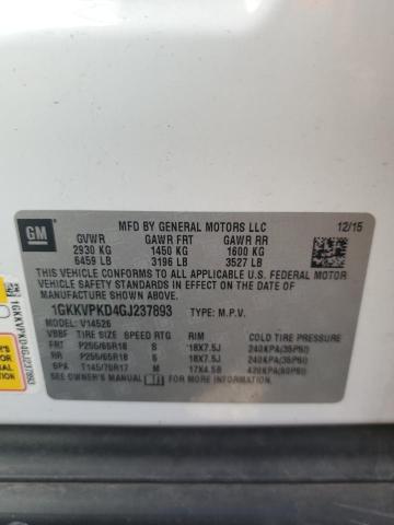 2016 GMC ACADIA SLE 1GKKVPKD4GJ237893