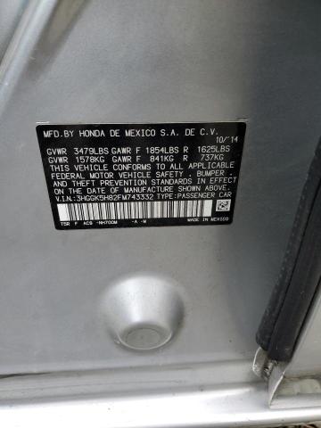 2015 HONDA FIT EX - 3HGGK5H82FM743332