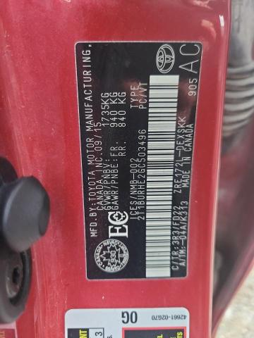 2016 TOYOTA COROLLA L - 2T1BURHE2GC503496