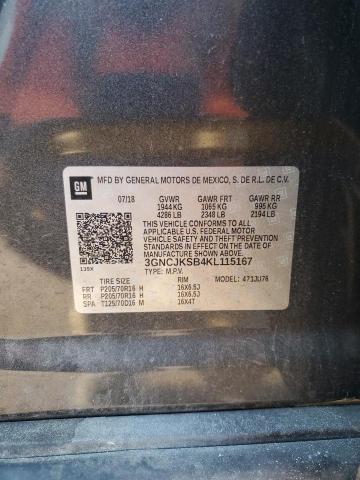 2019 CHEVROLET TRAX LS - 3GNCJKSB4KL115167