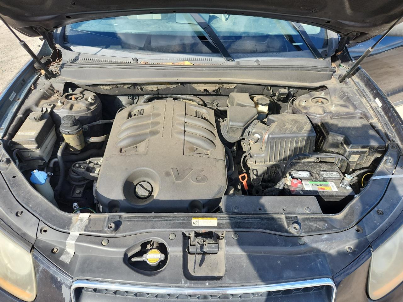 Lot #3280390985 2009 HYUNDAI SANTA FE SE