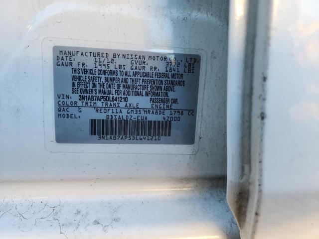 2013 NISSAN SENTRA S #3291285435