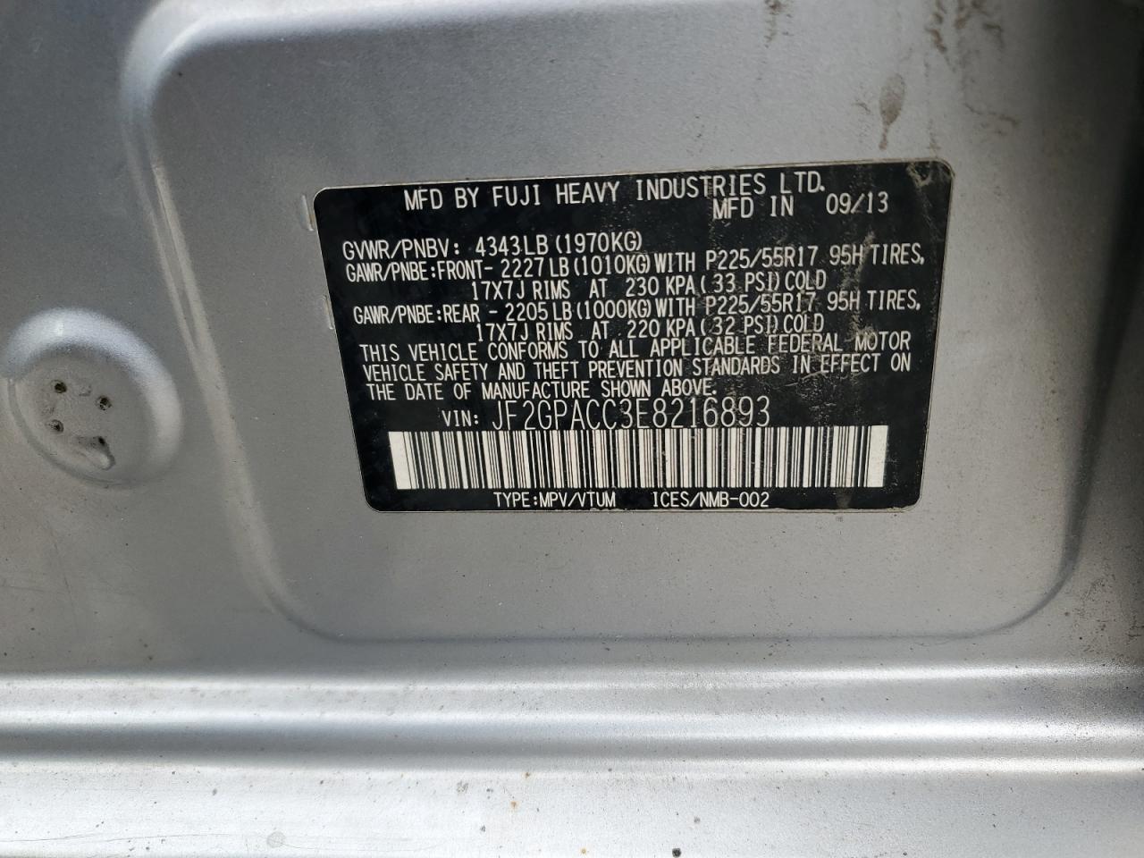 SUBARU XV 2.0 PREMIUM