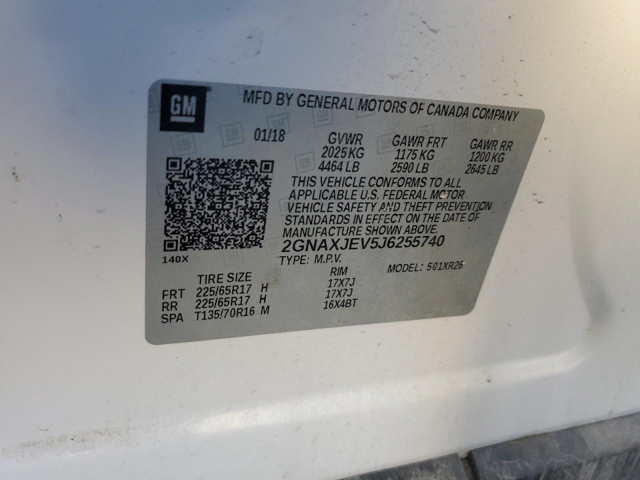 CHEVROLET EQUINOX LT